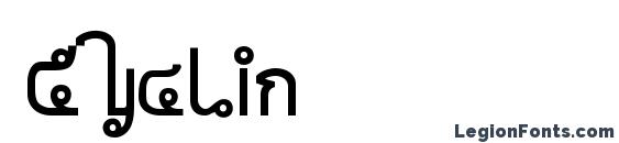 шрифт Cyclin, бесплатный шрифт Cyclin, предварительный просмотр шрифта Cyclin