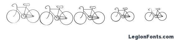 Cycling Font, Number Fonts