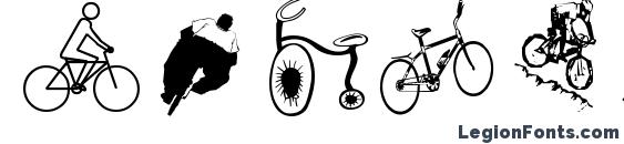 шрифт Cycling, бесплатный шрифт Cycling, предварительный просмотр шрифта Cycling