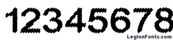 Cylonic Crossdraft Font, Number Fonts