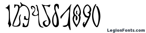 Cyprian Font, Number Fonts