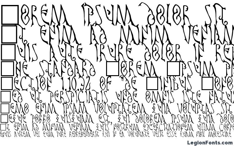 specimens Cyprian font, sample Cyprian font, an example of writing Cyprian font, review Cyprian font, preview Cyprian font, Cyprian font