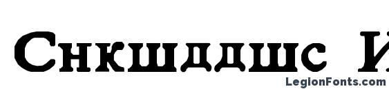 Cyrillic Basic Normal Font