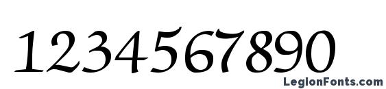 CyrillicChancellor Font, Number Fonts