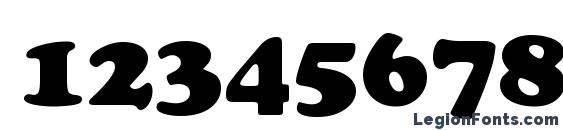 Cyrilliccooper normal Font, Number Fonts