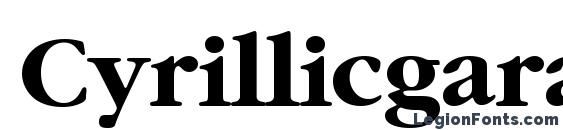 Cyrillicgaramond bold font, free Cyrillicgaramond bold font, preview Cyrillicgaramond bold font
