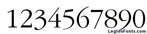 Cyrillicgaramond normal Font, Number Fonts