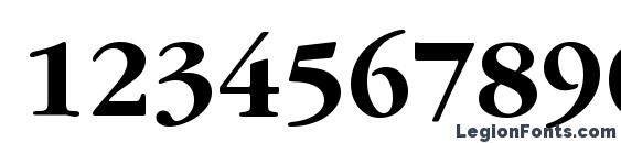 CyrillicGaramondBold Font, Number Fonts