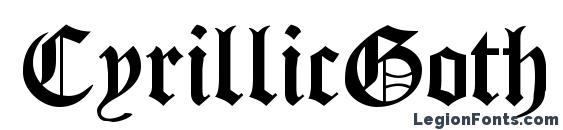 CyrillicGoth Font