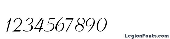 CyrillicRibbon Medium Font, Number Fonts