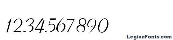 CyrillicRibbon Font, Number Fonts