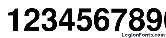 CyrillicSans Bold Font, Number Fonts