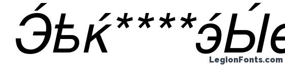 шрифт CyrillicSans Oblique, бесплатный шрифт CyrillicSans Oblique, предварительный просмотр шрифта CyrillicSans Oblique