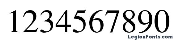 CyrillicTimes Medium Font, Number Fonts
