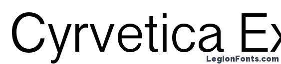 Cyrvetica Extra Light Font