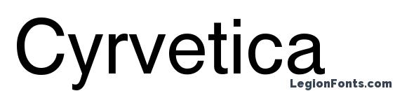 Cyrvetica font, free Cyrvetica font, preview Cyrvetica font