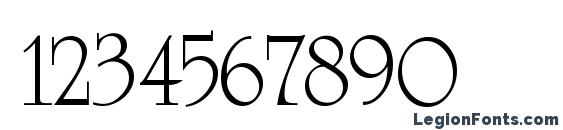 Cyun Font, Number Fonts