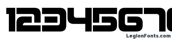 D3 mouldism round alphabet Font, Number Fonts