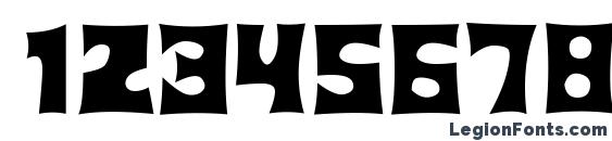D3 witchism Font, Number Fonts