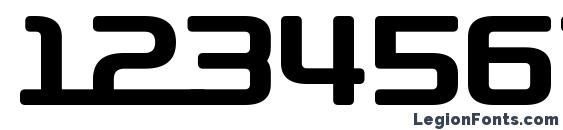 D3roadsterism Font, Number Fonts