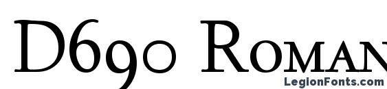 D690 Roman Smc Regular Font