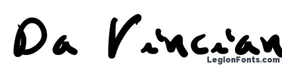 Da Vincian Font