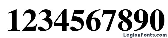 Dabbington bold Font, Number Fonts