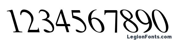Dabbington reverse italic Font, Number Fonts