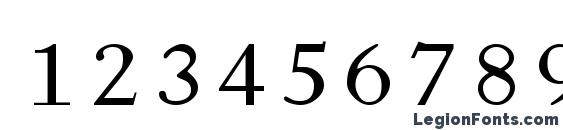 Dactylographe Font, Number Fonts