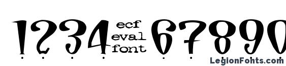 Daddio dot (eval) Font, Number Fonts