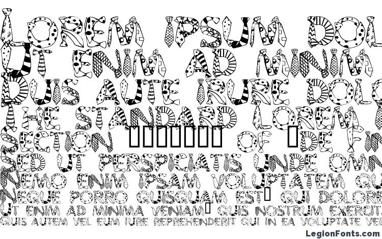 specimens Daddy Tie font, sample Daddy Tie font, an example of writing Daddy Tie font, review Daddy Tie font, preview Daddy Tie font, Daddy Tie font