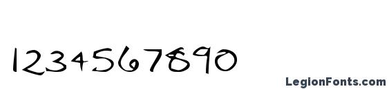 Dael Neu Font, Number Fonts
