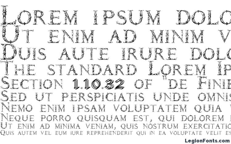 specimens Daemonesque font, sample Daemonesque font, an example of writing Daemonesque font, review Daemonesque font, preview Daemonesque font, Daemonesque font