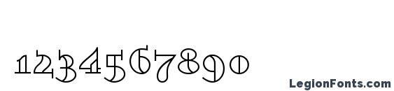 Dagerotypos Font, Number Fonts