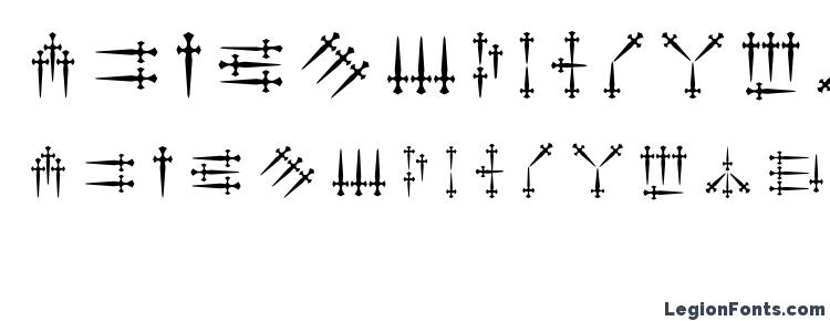 glyphs Daggersalphabet font, сharacters Daggersalphabet font, symbols Daggersalphabet font, character map Daggersalphabet font, preview Daggersalphabet font, abc Daggersalphabet font, Daggersalphabet font