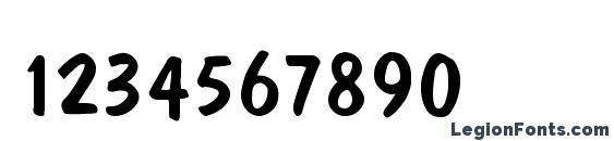 DAGISEA Regular Font, Number Fonts