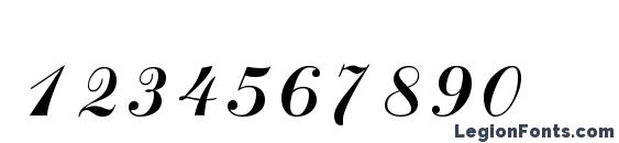 Dahlingscriptssk regular Font, Number Fonts