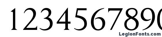 DaitonaDB Normal Font, Number Fonts