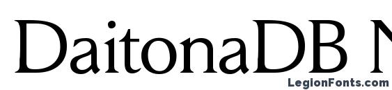 шрифт DaitonaDB Normal, бесплатный шрифт DaitonaDB Normal, предварительный просмотр шрифта DaitonaDB Normal