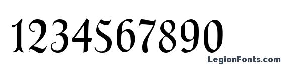 Dala LT Text Font, Number Fonts