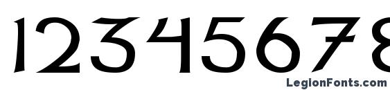 Dalelands normal Font, Number Fonts