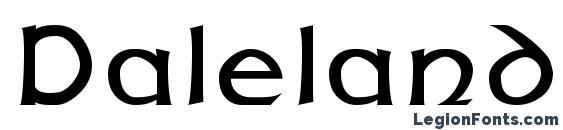 Dalelands normal font, free Dalelands normal font, preview Dalelands normal font