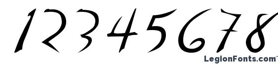 Dali Font, Number Fonts