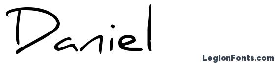 шрифт Daniel, бесплатный шрифт Daniel, предварительный просмотр шрифта Daniel