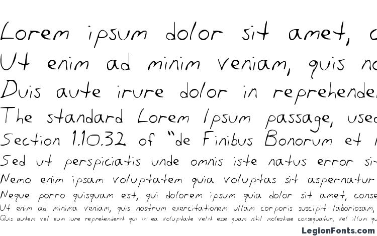 specimens Dans Hand font, sample Dans Hand font, an example of writing Dans Hand font, review Dans Hand font, preview Dans Hand font, Dans Hand font