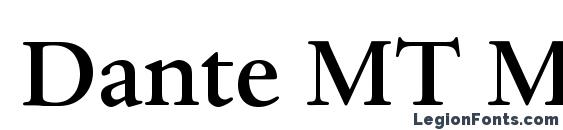 шрифт Dante MT Medium, бесплатный шрифт Dante MT Medium, предварительный просмотр шрифта Dante MT Medium