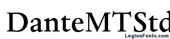 DanteMTStd Medium font, free DanteMTStd Medium font, preview DanteMTStd Medium font