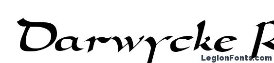 Darwycke Regular Font