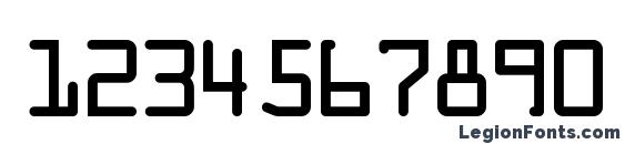 Data Control Unifon Font, Number Fonts