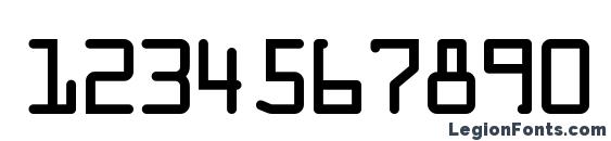 Шрифт Data Control Unifon, Шрифты для цифр и чисел